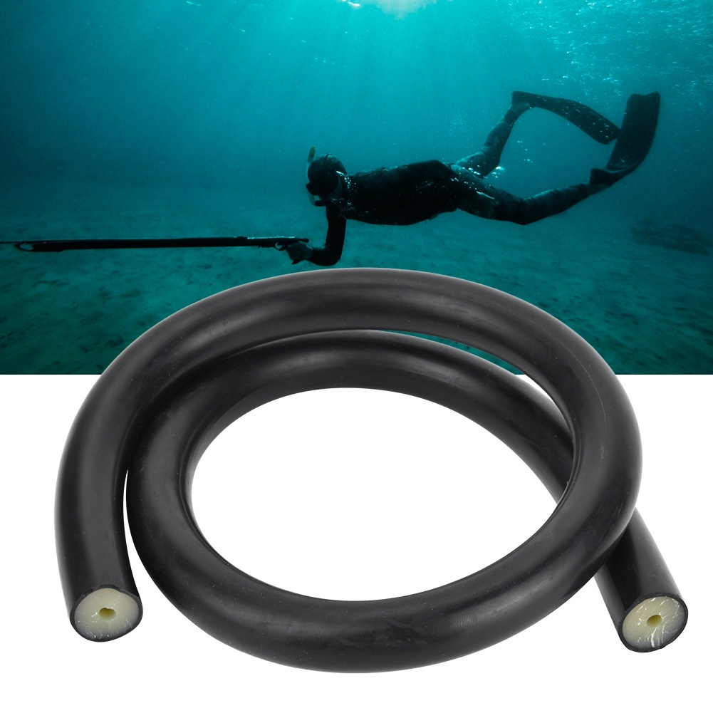 3*16MM Tali Senapan Ikan Hitam - Speargun Rubber Band ulasan dan harga