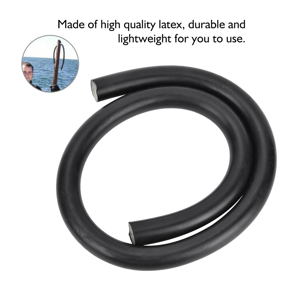 3*16MM Tali Senapan Ikan Hitam - Speargun Rubber Band ulasan dan harga